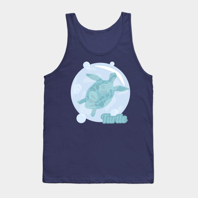 Turtle Tank Top by lorikitty